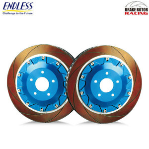  Endless brake rotor Racing CURVING SLIT front left right set RX-7 FD3S 96.1~ original 17 -inch wheel car 