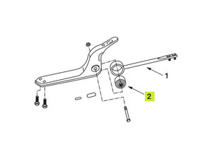 nismo ニスモ テンションロッドブッシュ(補修部品) 54460-RS520用 1個 スカイライン R32 2WD