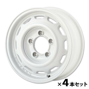 APIO アピオ アルミホイール WILDBOAR Ventura 16インチ 5.5J 5H PCD139.7 +20 ホワイト 4本セット ジムニー