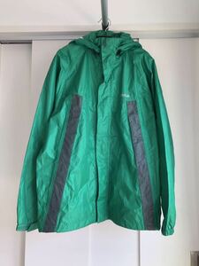 LOGOS jacket M green green Logos rainwear water repelling processing tops mountain parka free shipping 