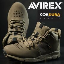 AVIREX ブーツ スニーカー メンズ ブランド アヴィレックス アビレックス CORDURA ULTIMATE ミドルカット AV2270 オリーブ 27.0cm 新品_画像1