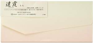 谷口松雄堂 封筒 和紙 A4三つ折りサイズ 10枚 遠霞 もも LF468