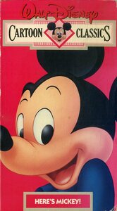 H00009726/VHSビデオ/「Cartoon Classics : Heres Micky !」