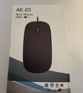 マウス　AE-03 　軽量　有線マウス