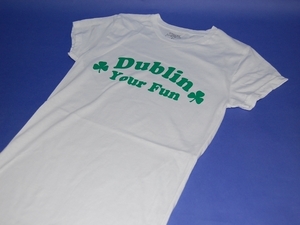 送料無料！Ladysインポート ビンテージTee 「DUBLIN」 Ｓ