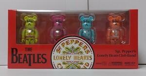 2006 限定品 MEDICOM TOY コラボ『THE BEATLES BE@RBRICK Sgt. Pepper's Lonely Hearts Club Band』4体セット 来日40th記念※未使用品/貴重
