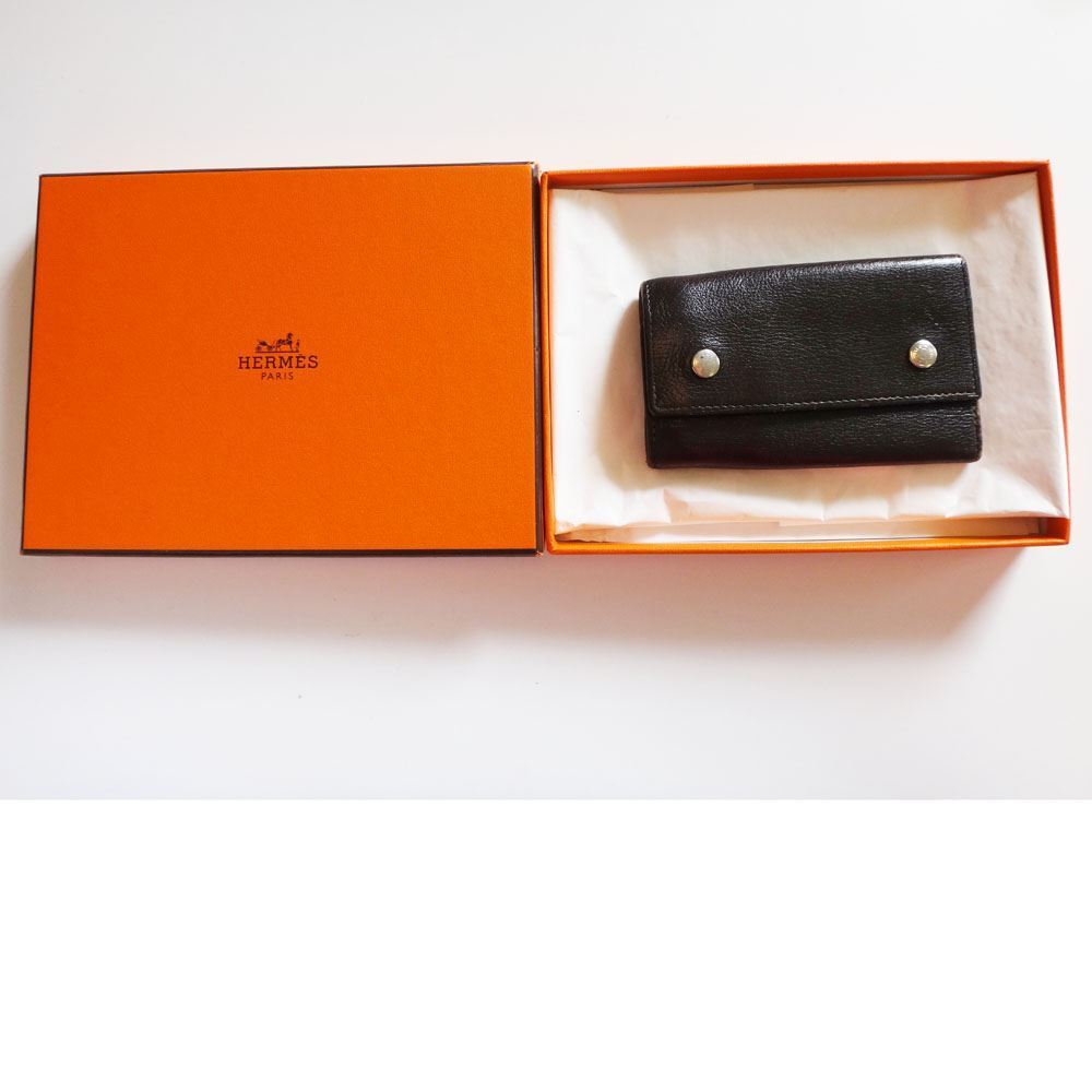 極美品 HERMES エルメス ヴィンテージ 8連 キーケース ボックスカーフ