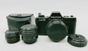 【1円スタート】ASAHI PENTAX auto110 PENTAX-110 18mm F2.8 24mm 50mm F2.8 ストロボ コンパクト フィルム カメラ ペンタックス MK0516M