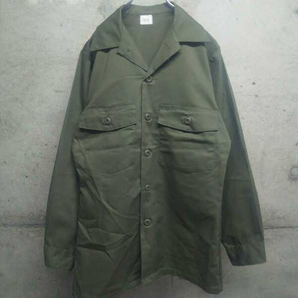 80s ミリタリーシャツ 米軍 USA US.ARMY ほぼデッド ユーティリティシャツ ファティーグシャツ アメリカ軍 軍物 vintage ヴィンテージ