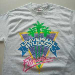 90s vintage USA製 ユニバーサルスタジオ フロリダ Tシャツ 希少 レア ヴィンテージ ビンテージ 古着 used UNIVERSAL STUDIOS FLORIDA