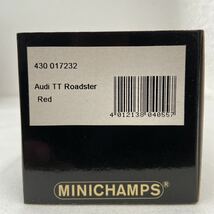 MINICHAMPS 1/43 AUDI TT Roadster Red PMA ミニチャンプス アウディ ロードスター レッド 初代 ミニカー モデルカー_画像5