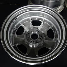 226番　新品未使用　デッド　01年　当時物　WORK ワーク Euroline ユーロライン DH SUV　17×7JJ　PCD114.3OFF＋40　4本セットホイール旧車_画像6