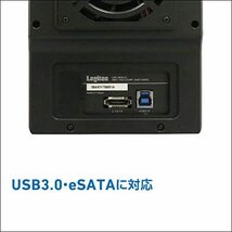 即納/Logitec/HDDケース(4台用)[LHR-4BNHEU3]/3.5インチ/USB3.1 /USB3.0+eSATA接続/ガチャベイ/保証付LGB-4BNHEU3と同型_画像8