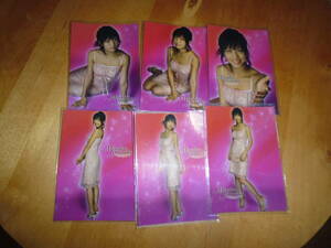 2005 Yasuda Misako SP card rose 6 sheets 