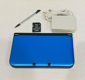 ニンテンドー3DS LL ブルーブラック　本体動作品　送料無料　付属品付き　Nintendo 3DS 任天堂
