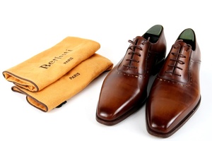 [ очень красивый товар ]Berluti Berluti бизнес обувь Loafer SIZE надпись 7 примерно 25.~25.5. кожа обувь высококлассный кожа мелкие вещи [GT81]