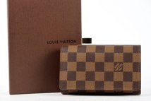 【新品同様・未使用】LOUIS VUITTON ヴィトン ポルトモネビエトレゾール 二つ折り財布 ブランドウォレット【KZ64】_画像1