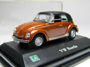 Volkswagen 1/72 フォルクスワーゲン ビートル Type1 ブラウンゴールド BAG VW Beetle FLAT4 1303 1302 カブリオレ 未展示品 バグ 12 ①