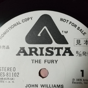 LP/ 映画「フューリー / THE FURY」ライナーノーツ付 / 見本盤・非売品 / ジョン・ウィリアムスの画像3