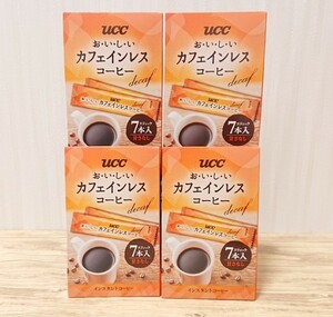 UCC おいしいカフェインレスコーヒー スティック 28本