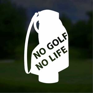 [ cutting sticker ]no- Golf no- life Golf bag design goru fur sport golf