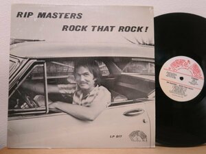 LP★RIP MASTERS / ROCK THAT ROCK!(ロカビリー/ROCKABILLY/US盤/79年)