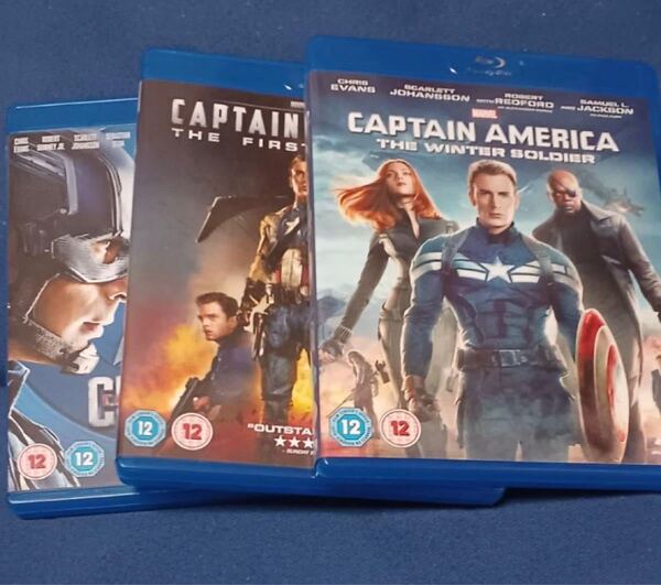 海外版 BluRay キャプテンアメリカ 3巻セット