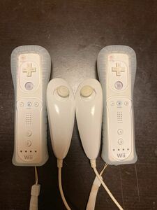 Wiiリモコン 任天堂　リモコンシリコンカバー付き2個　ヌンチャク2個セット