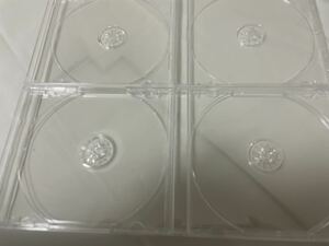 4枚　厚さ1mm プラケース DVDケース cdケース　ブルーレイ　ケース