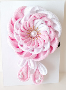  new goods unused * hair ornament knob skill C clip pin .. large wheel pink series 