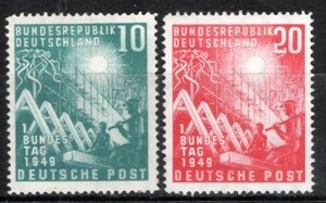 ◆208古いドイツ　1949年　連邦議会開催　$80　⑫　 ◆