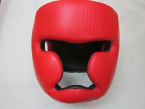 * super limitation *M size * rare new goods *MAN FIGHT* head guard * red * real leather made * head . part himo type * after head touch fasteners type * Junior . recommended!