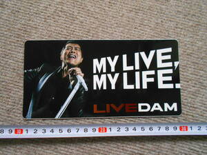 矢沢永吉　E.YAZAWA　ステッカー　LIVEDAM　ライブダム　MYLIVE　MYLIFE　非買品 ？ 未使用　入手困難品　定形外140円