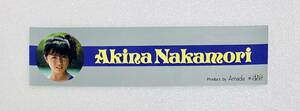  Nakamori Akina sticker seal unused goods Amada Showa Retro idol rare rare goods e