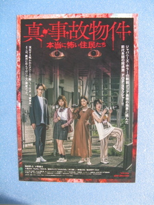 映画チラシ「真・事故物件/本当に怖い住民たち」海老野心/小野健斗/2021年/Ｂ5　　管207191