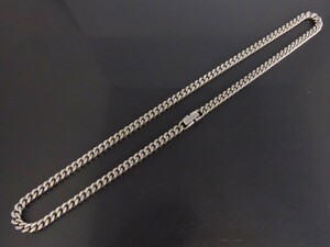 シルバー925 銀製 ネックレス 喜平チェーン 幅約5.4㎜ 長さ約50㎝