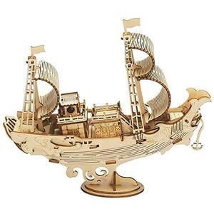 古代の船 Robotime 立体パズル 木製パズル クラフト プレゼント おもちゃ オモチャ 知育玩具 男の子 女の子 大人 入園祝い