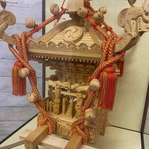 ミニ神輿　インテリア　伝統工芸品　日本　コレクション　祭り　