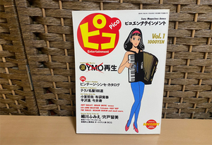 ピコエンターテイメント Vol.1 ソニーマガシンズ PICO Entertainment 古本 雑誌 テクノ YMO再生 札幌市 白石区