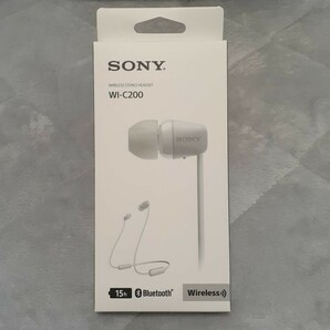 【未開封新品】 SONY ソニー Bluetooth ワイヤレスイヤホン WI-C200