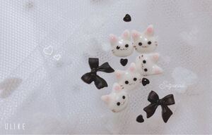 ねこネイルパーツ キャラクターネイルパーツ ねこパーツ