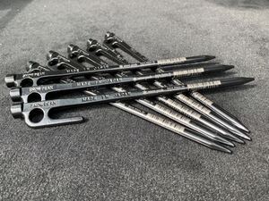 ★送料無料/匿名可★スノーピーク ソリッドステーク20㎝×8本 ☆ペグ★新品★snowpeak★鍛造スチールペグ○