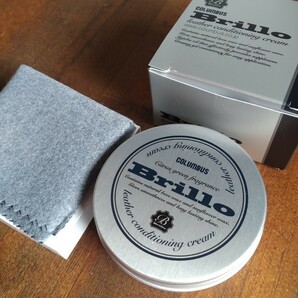 新品 コロンブス BRILLO ブリオ レザーコンディショニングクリーム 革用 保湿栄養ツヤ出し