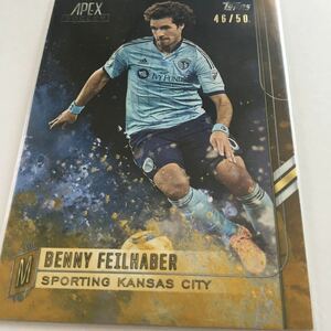 ★2015 topps MLS APEX ベニー・ファイルハーバー　50枚限定★即決