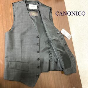 ジレ ベスト オッドベスト ウール メンズ カノニコ グレー チェック