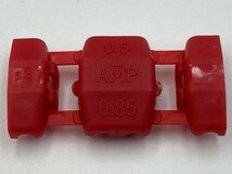 【AMP エレクトロタップ 赤 500個】 タイコエレクトロニクス 純正 スプライス 検索用) オーディオ レーダー 探知機 電源取り出し_画像2