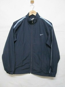 NIKE ナイキ ウインドブレーカー ジャケット レディース S 紺 b14291