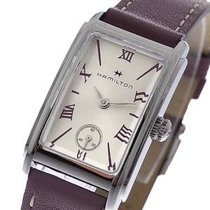 ハミルトン 腕時計 H11221814 アメリカン クラシック アードモア クォーツ シルバー ピンクボルドー レディース, は行, ハミルトン, その他