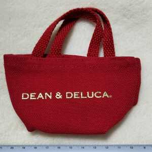 [ Mini ] DEAN&DELUCA Dean & Dell -ka красный эко-сумка большая сумка интерьер мода смешанные товары мягкая игрушка реквизит Рождество 