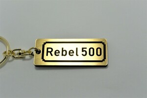 A-484-1 Rebel500 2層アクリル製 金黒 2重リング キーホルダー レブル500 外装 シート ミラー ハンドル 等のアクセサリーに